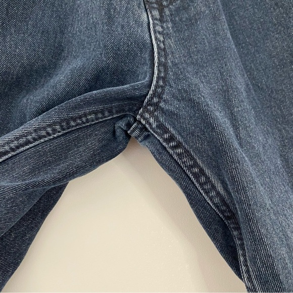 Zara Classic Mom Fit Dark Indigo High Rise Jeans Size 4 - Picture 6 of 9